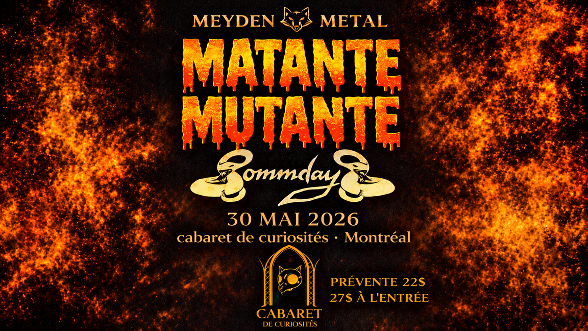 Scene Meyden Metal  - 30 mai 2026