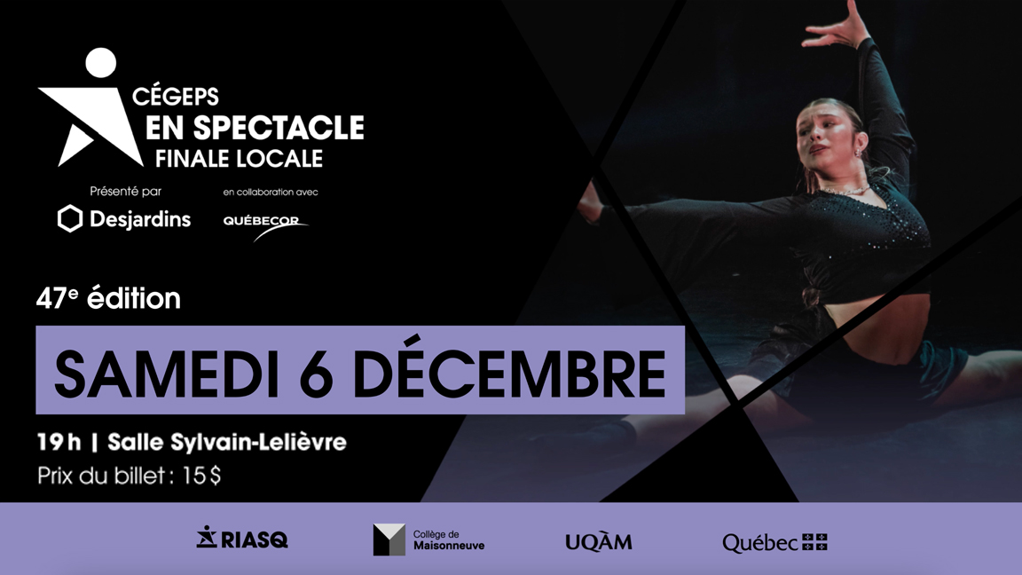 Cégeps en spectacle - Finale locale au Collège de Maisonneuve