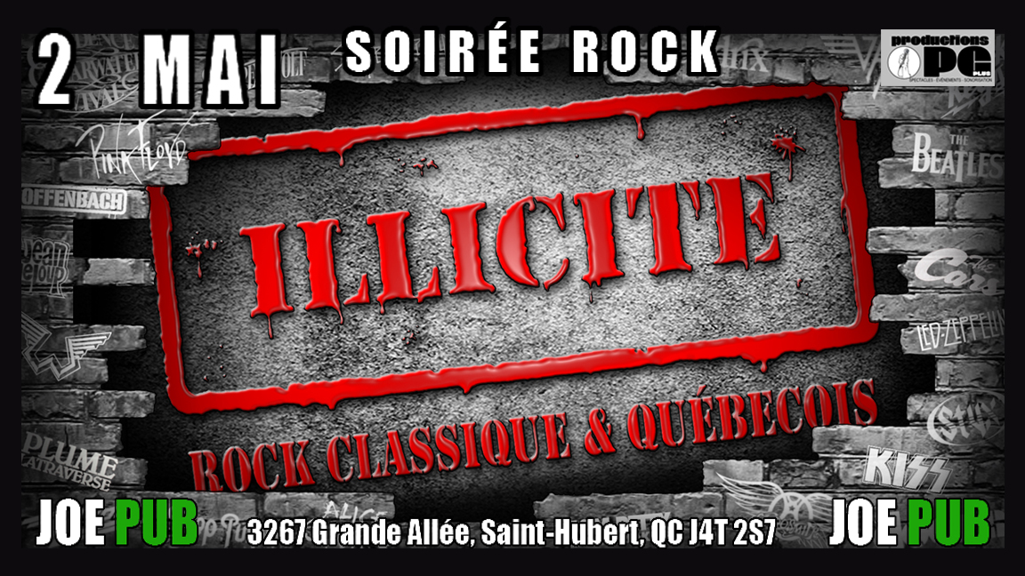 Illicite au Joe Pub