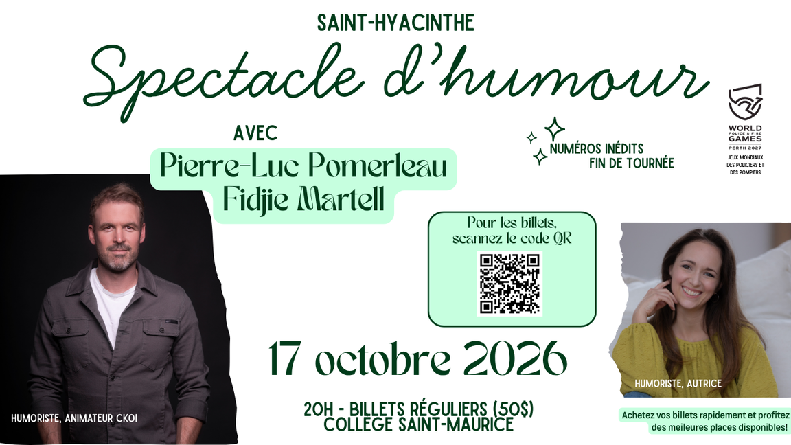 Pierre-Luc Pomerleau Spectacle d'humour