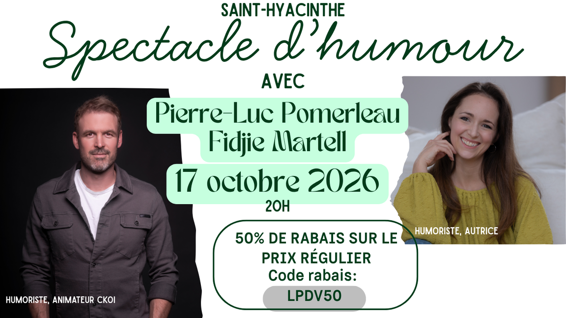 Pierre-Luc Pomerleau Spectacle d'humour