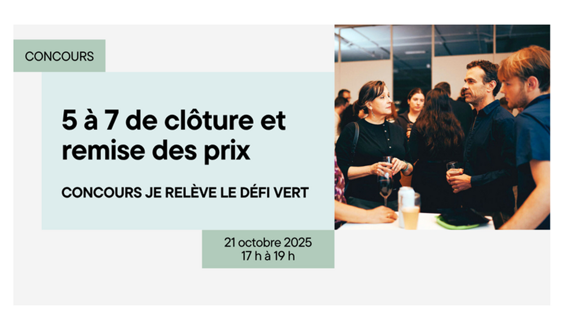 Clôture du concours Je relève le défi vert