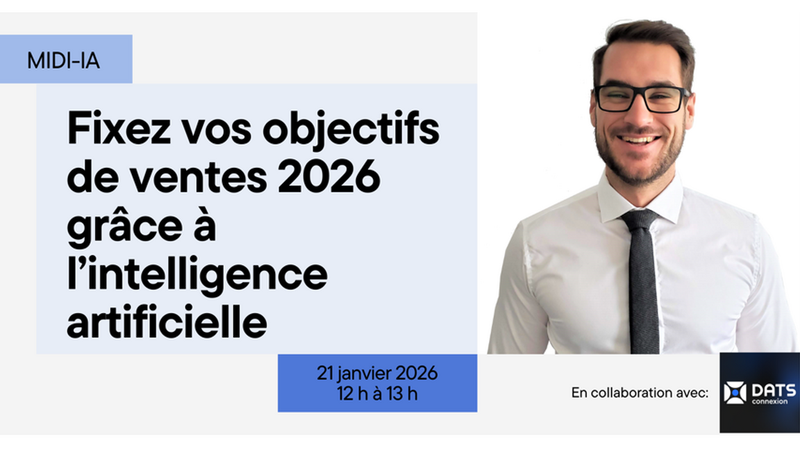 Midi-IA | Fixez vos objectifs de ventes 2026 grâce à l’intelligence artificielle