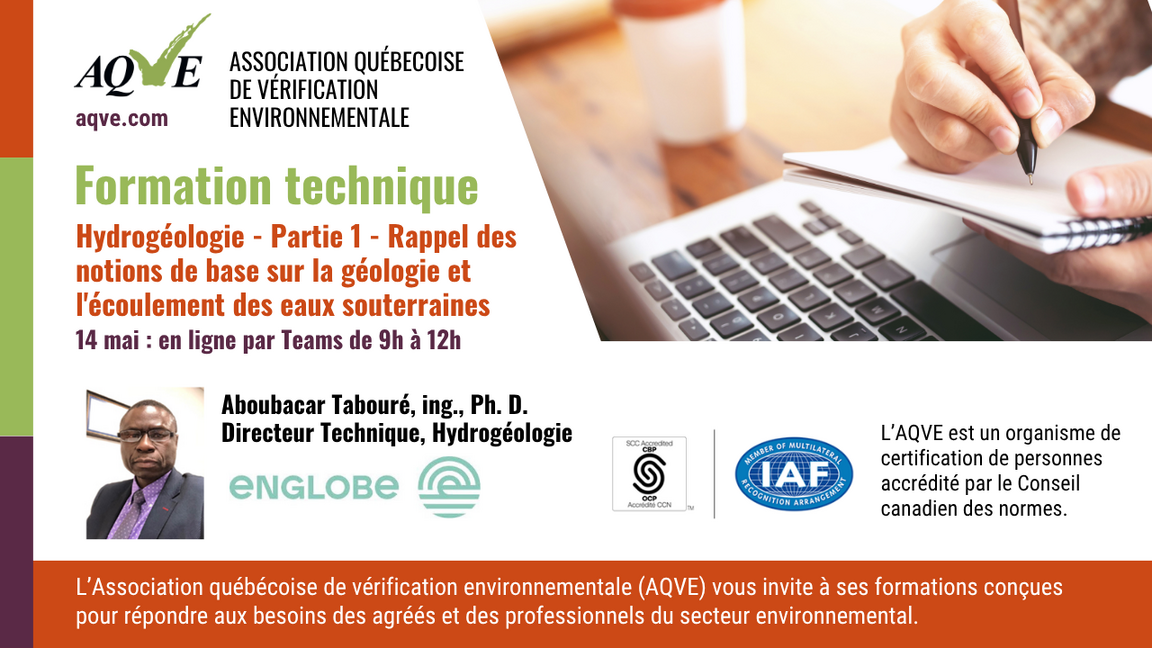 Hydrogéologie - Partie 1 - Rappel des notions de base sur la géologie et l'écoulement des eaux souterraines