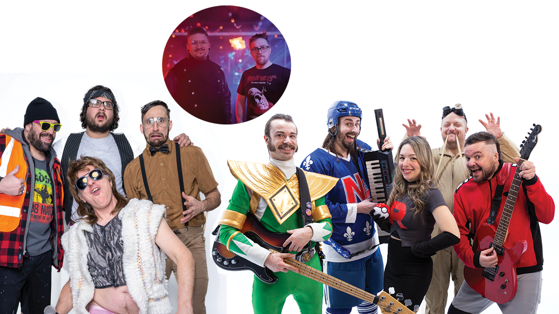 Les Costauds, Mario Rock Band et Petit Roi à L'Hémisphère Gauche