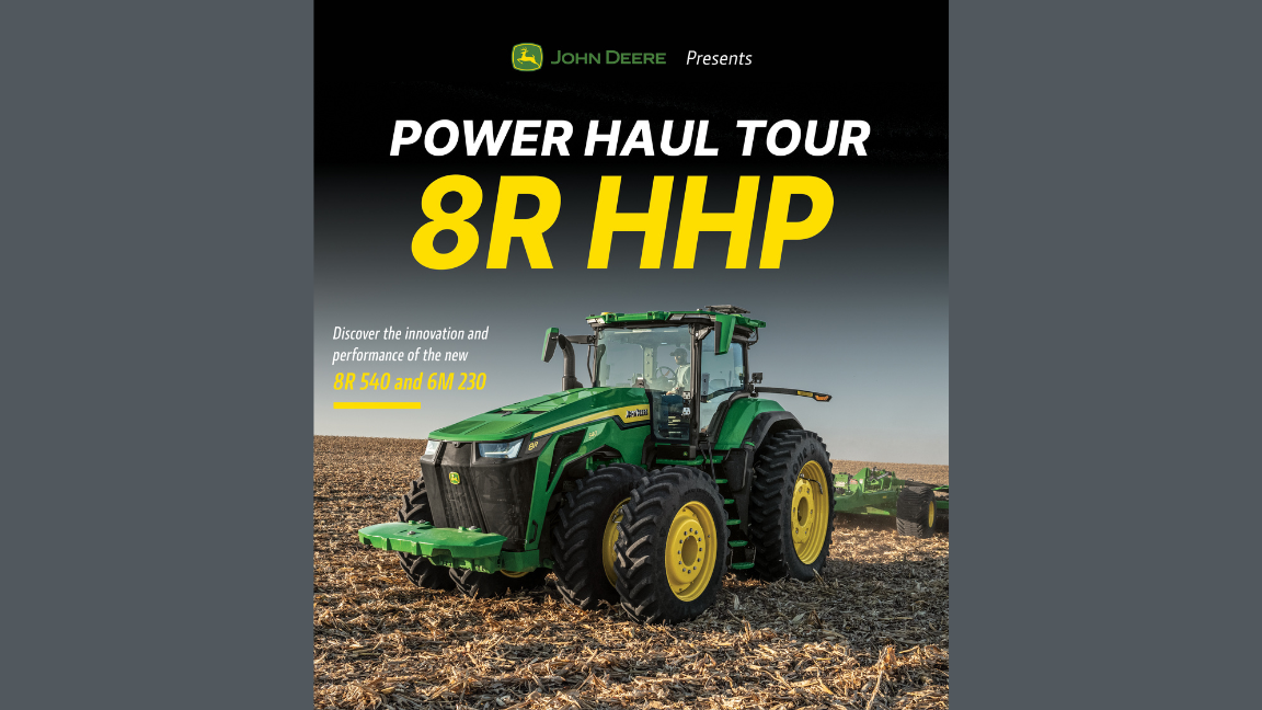 Power Haul Tour 8R HHP - Green Tech -St.Isidore