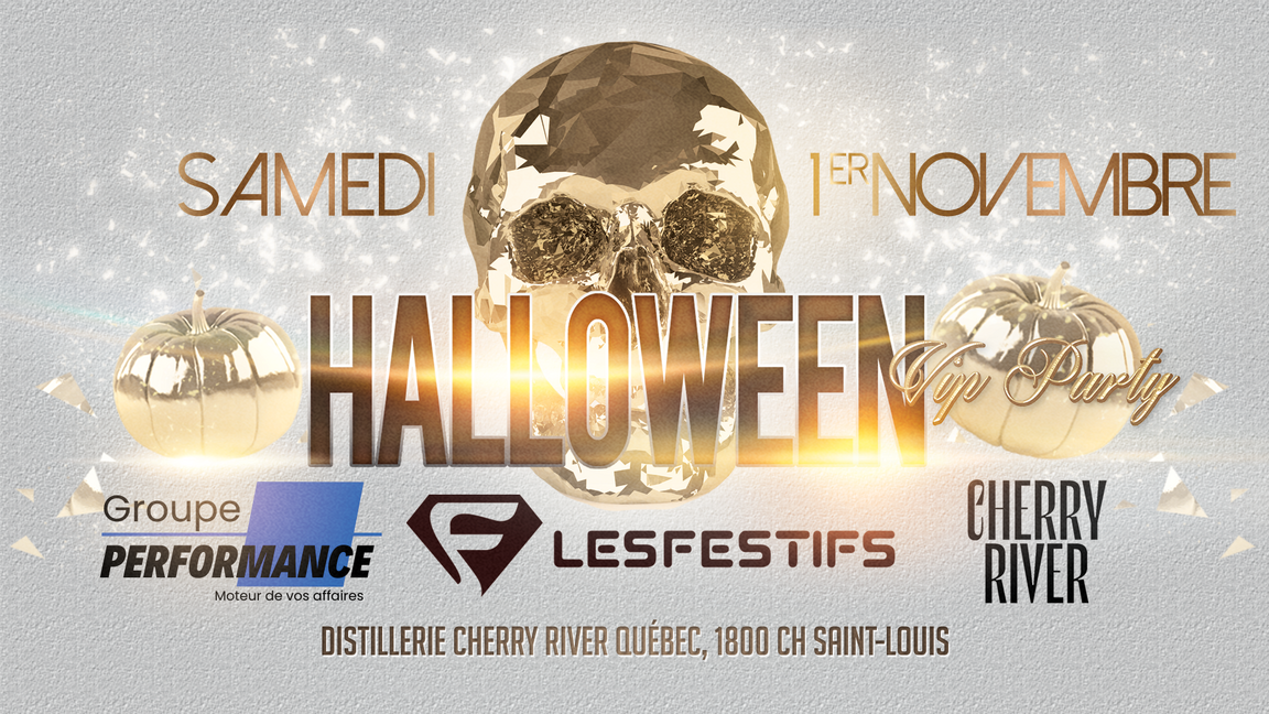 Halloween samedi 1er novembre 2025 à la Distillerie Cherry River Québec