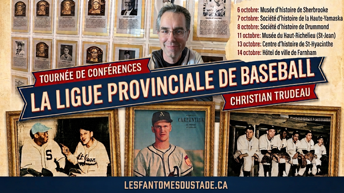 Conférence sur l’histoire de la ligue provinciale de baseball, par Christian Trudeau