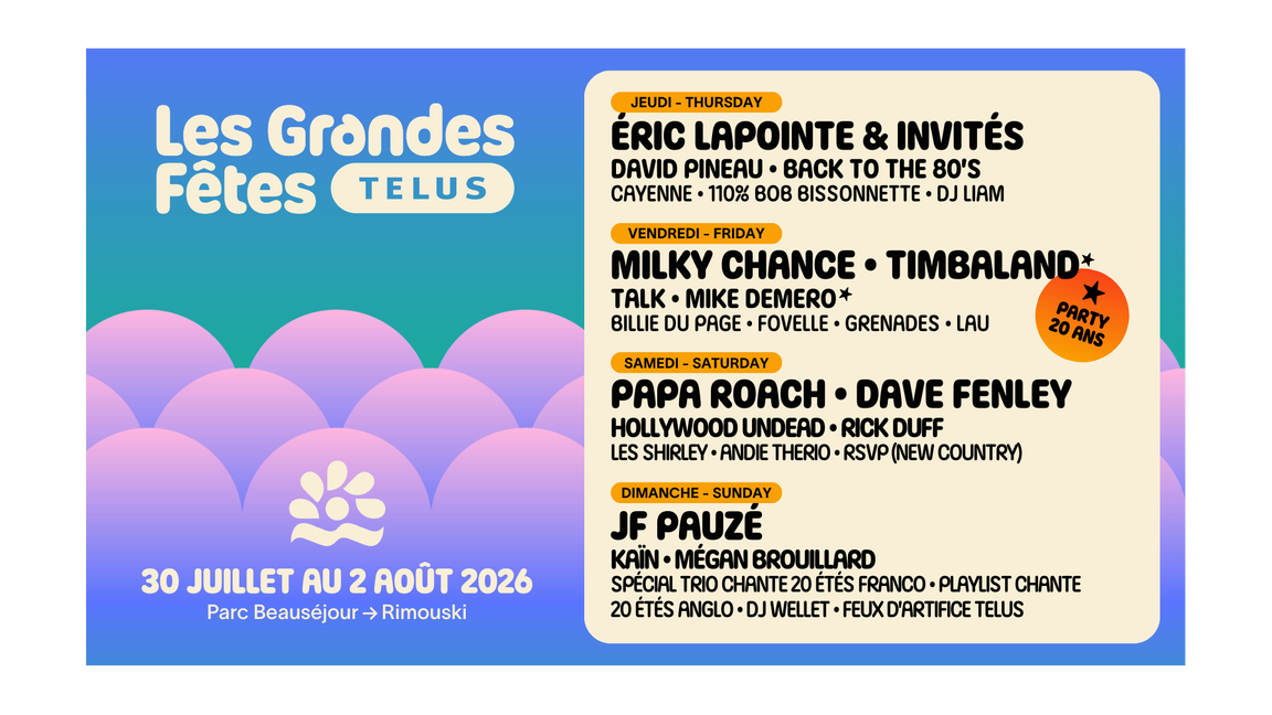 Les Grandes Fêtes TELUS - PASS 4 DAYS