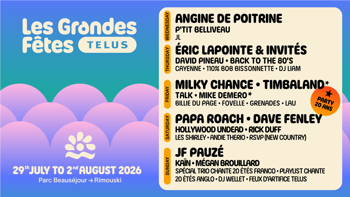 Les Grandes Fêtes TELUS - PASS 5 DAYS
