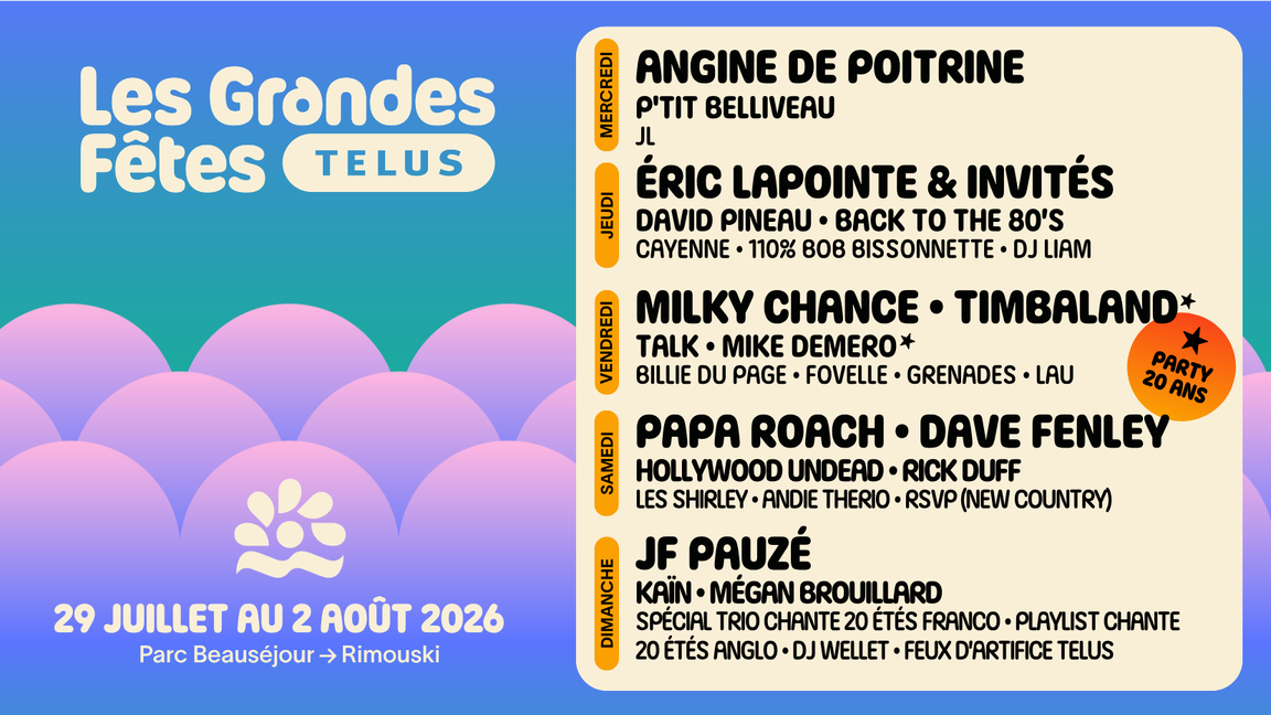 Les Grandes Fêtes TELUS - LAISSEZ-PASSER 4 SOIRS