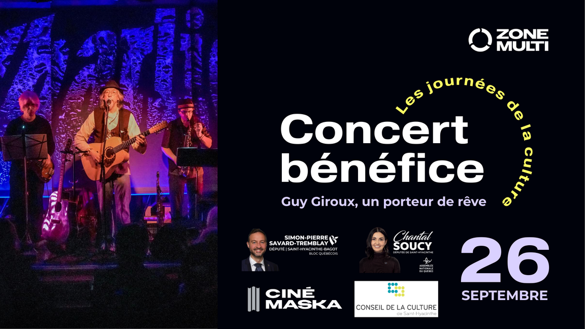 Concert bénéfice – Guy Giroux, un porteur de rêve
