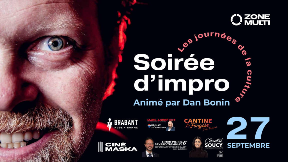 Soirée d'improvisation - Les Journées de la Culture au CinéMaska
