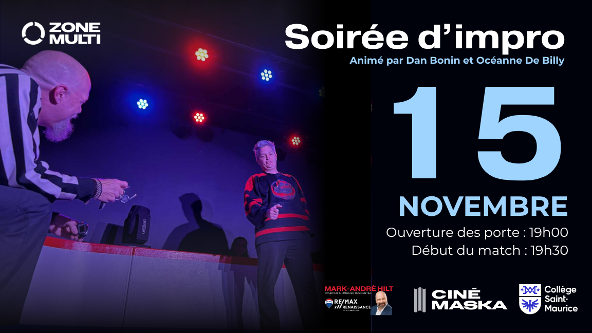Les soirées d'impro au CinéMaska
