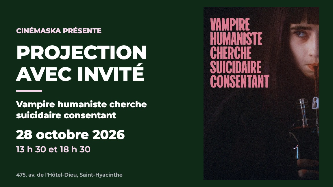 Vampire humaniste cherche suicidaire consentant — Projection avec invité