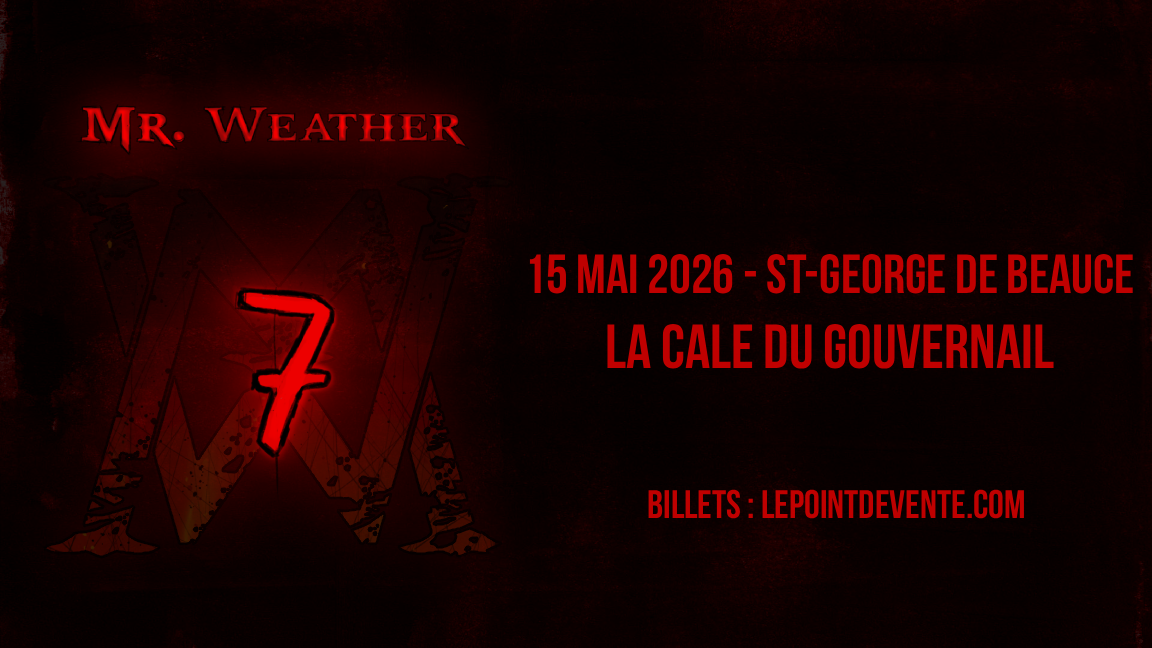 Mr. Weather à La Cale du Gouvernail