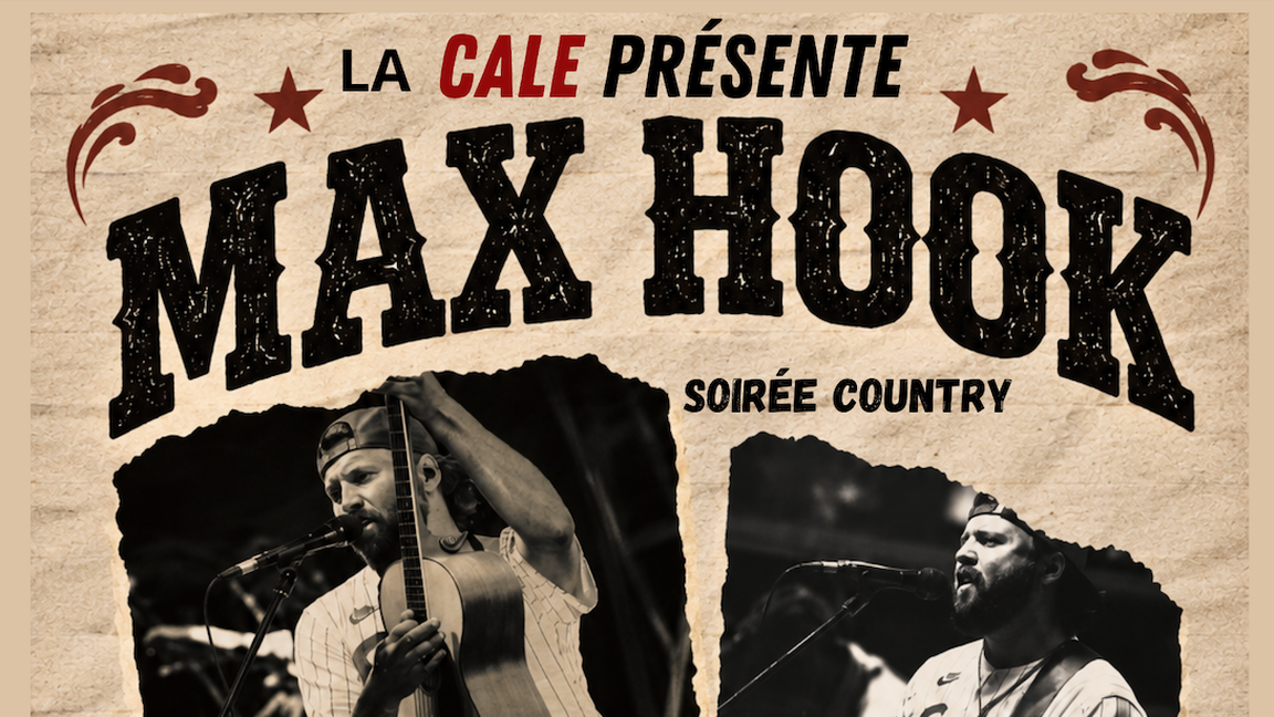 MAX HOOK - SOIRÉE COUNTRY À LA CALE DU GOUVERNAIL