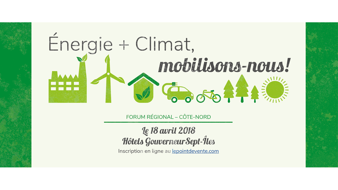 Forum régional Énergie + Climat : mobilisons-nous!