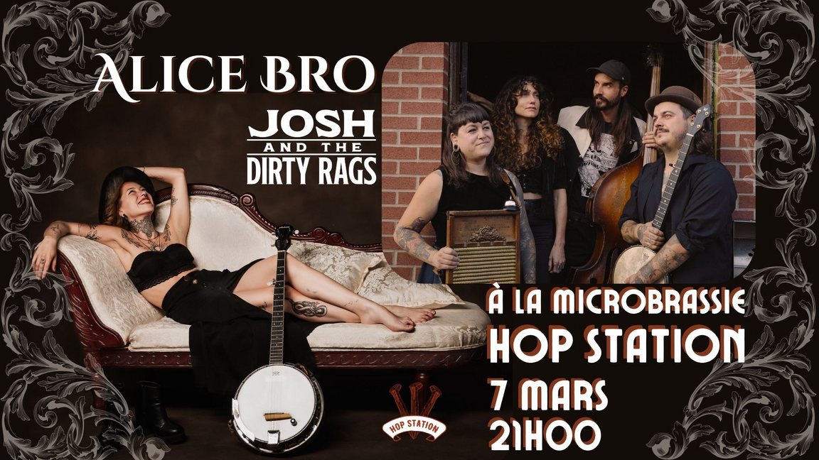 Lancement d'album - Alice Bro et Josh & the Dirty Rags