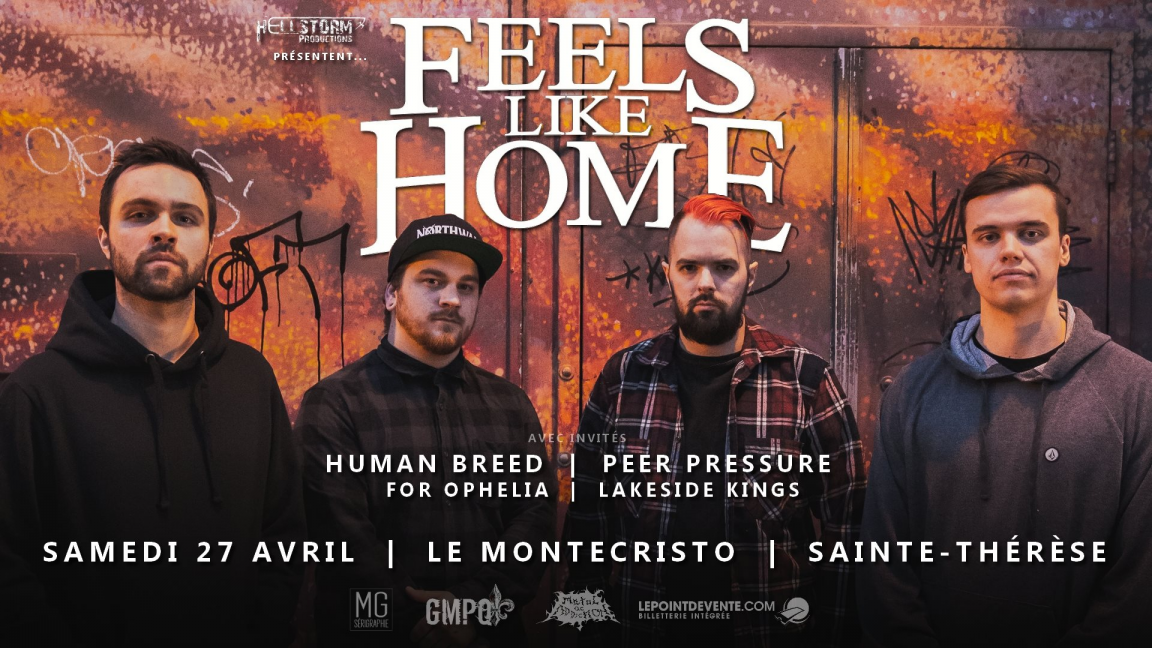 Feels Like Home - Human Breed - Peer Pressure - For Ophelia - Lakeside Kings