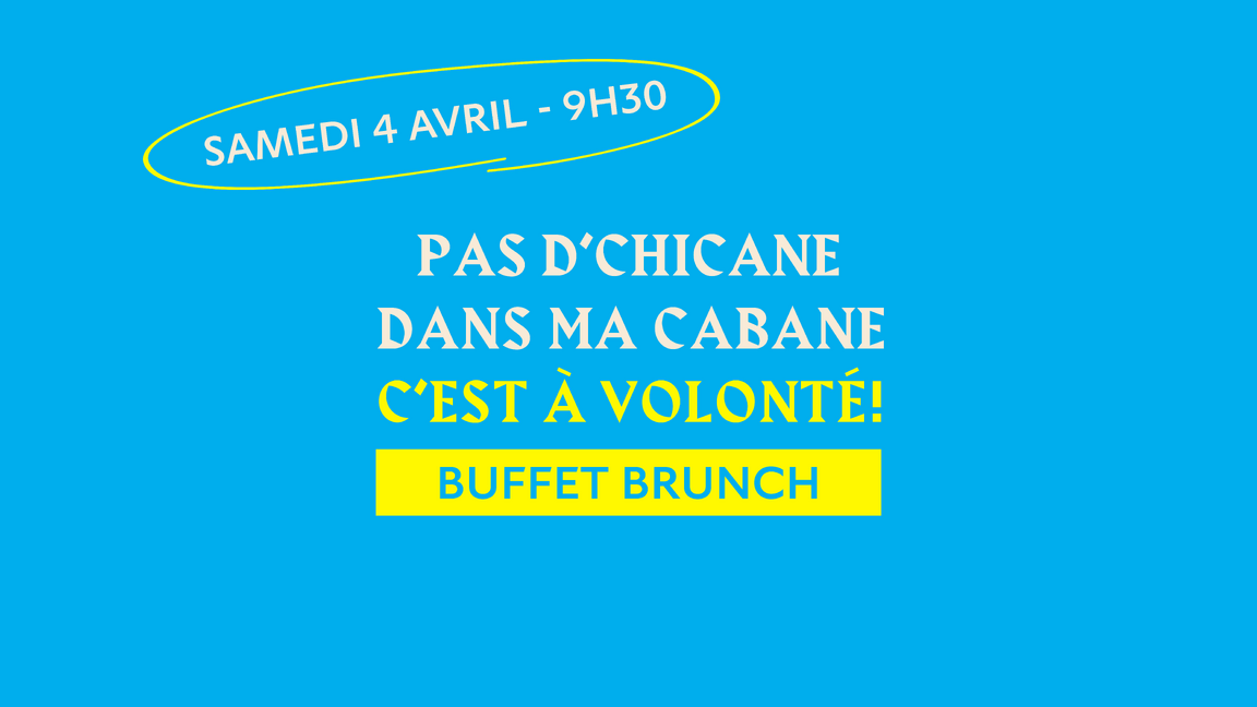 Brunch samedi 9h30