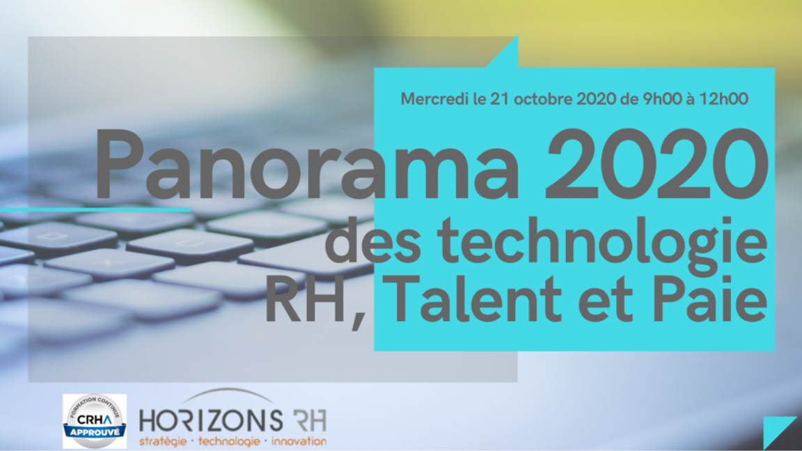 Panorama 2020 des technologies RH, talent et paie