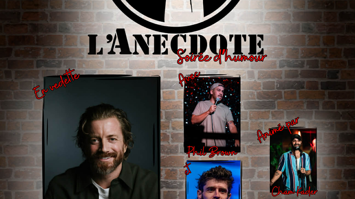 L'Anecdote, Soirée d'Humour au Pub Notre-Dame