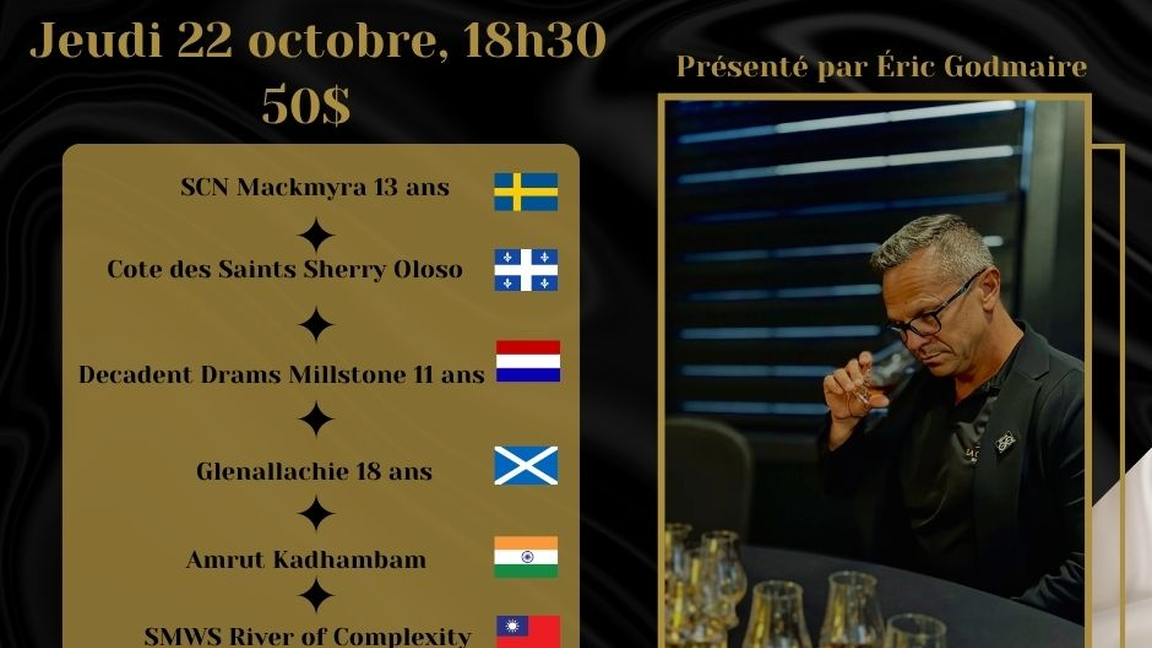 Dégustation de Whisky Gatineau