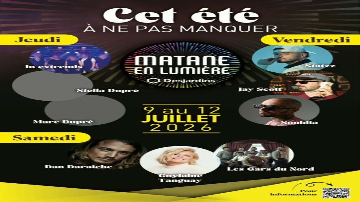 Matane en Lumière Desjardins 2026