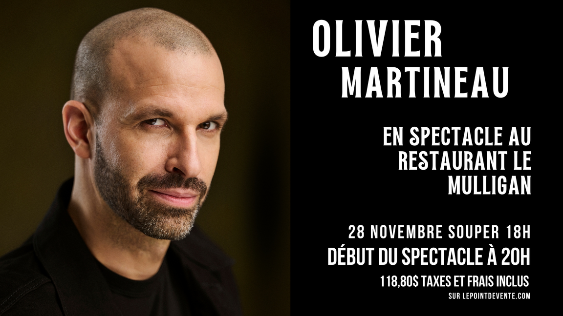 Olivier Martineau à Saint-Donat!