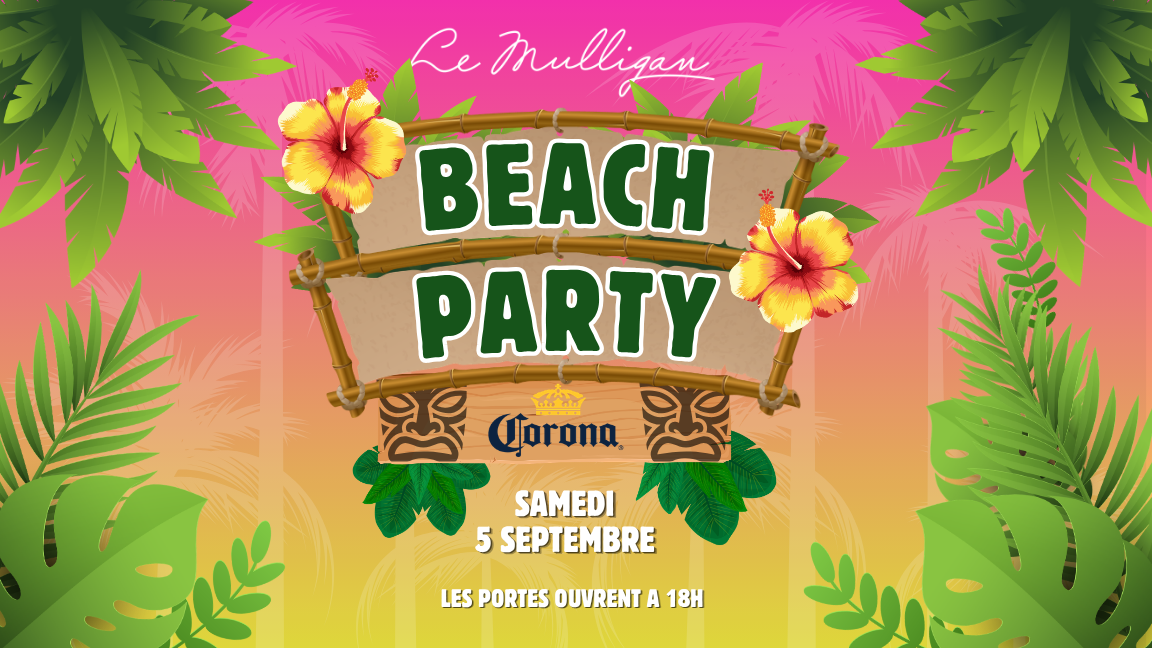 Beach Party Corona - Tiki