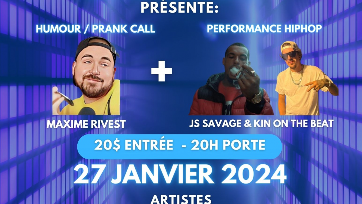 MaximumEvent présente Show Hiphop Lachute au Caucus + PrankCall Maxime ...