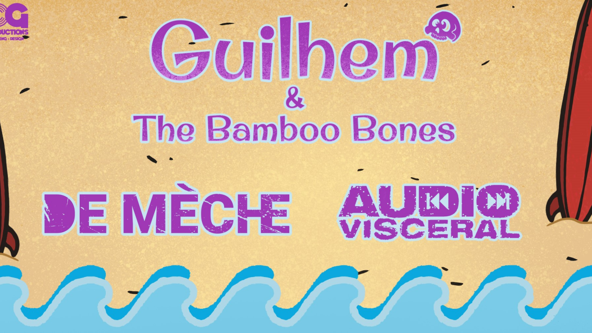 Guilhem & The Bamboo Bones, De Mèche et Audio Visceral au Pub Notre-Dame