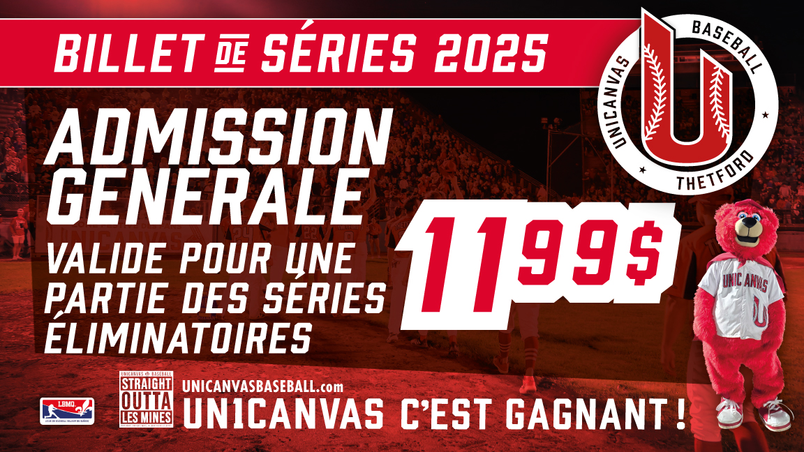 MATCH de L'UNICANVAS de THETFORD / SÉRIES 2025