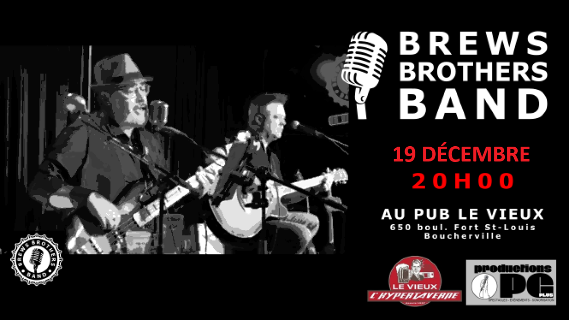 Le Brews Brothers Band au Pub Le Vieux