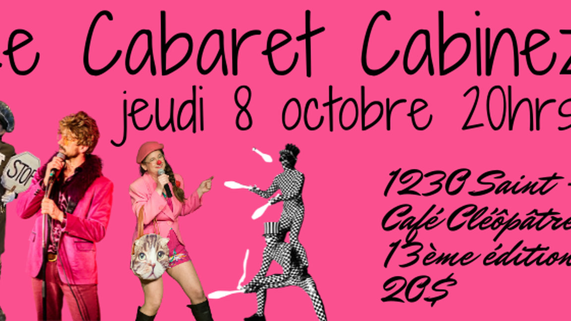 Le Cabinez Jeudi 8 octobre 2026