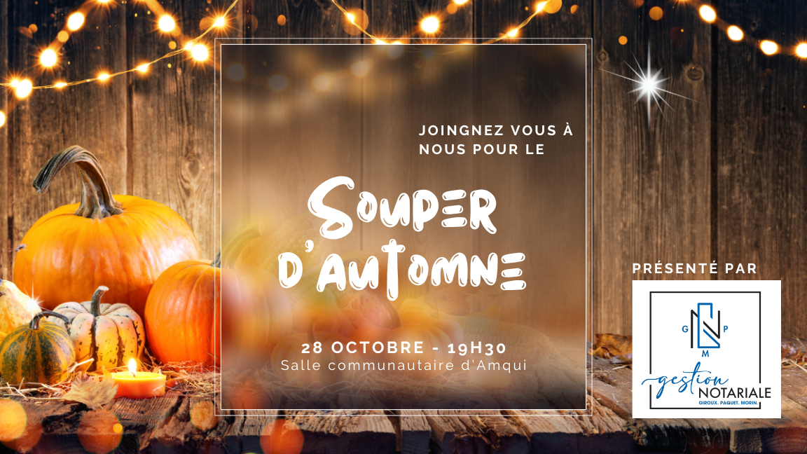 Souper d'automne