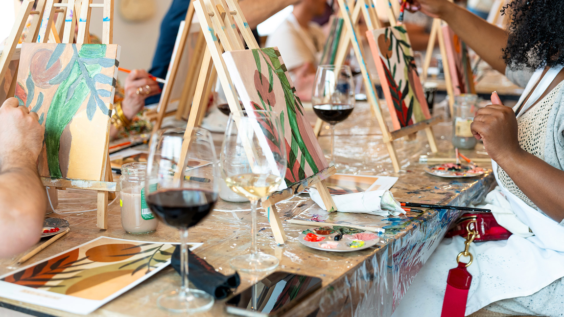 Peindre et siroter (Paint and sip)