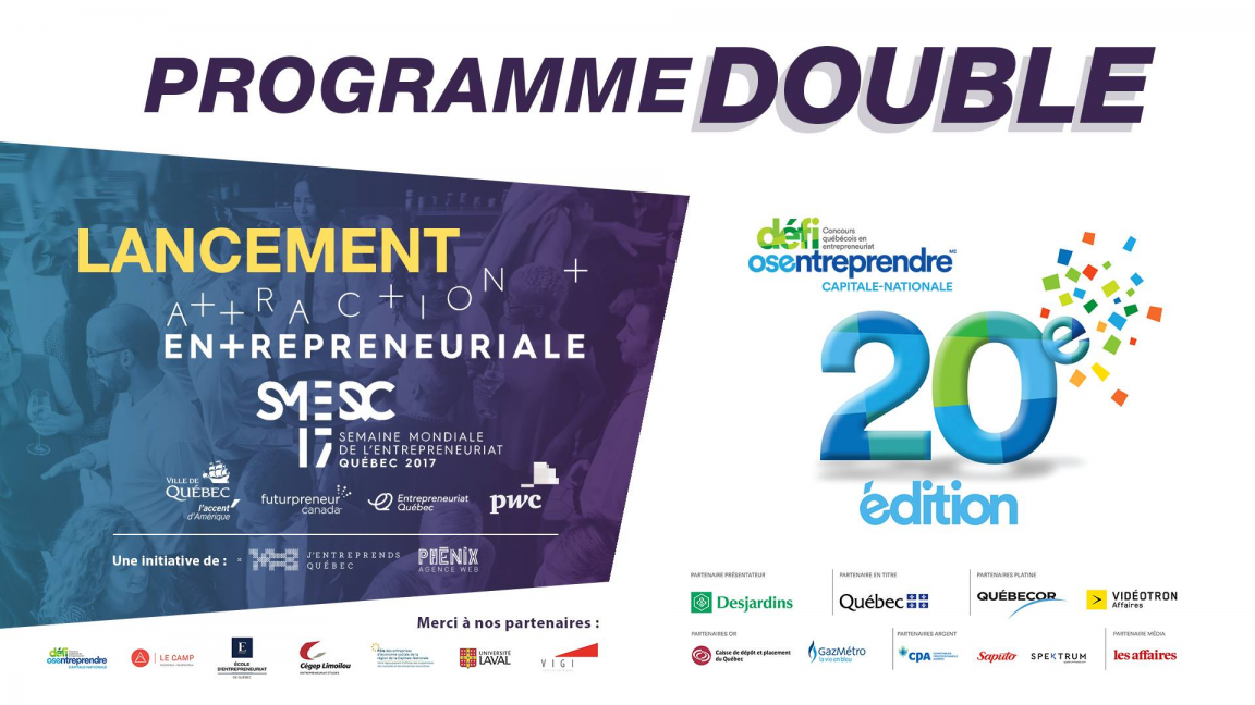 Programme double: Lancement SMEQC 17 et défi OSEntreprendre