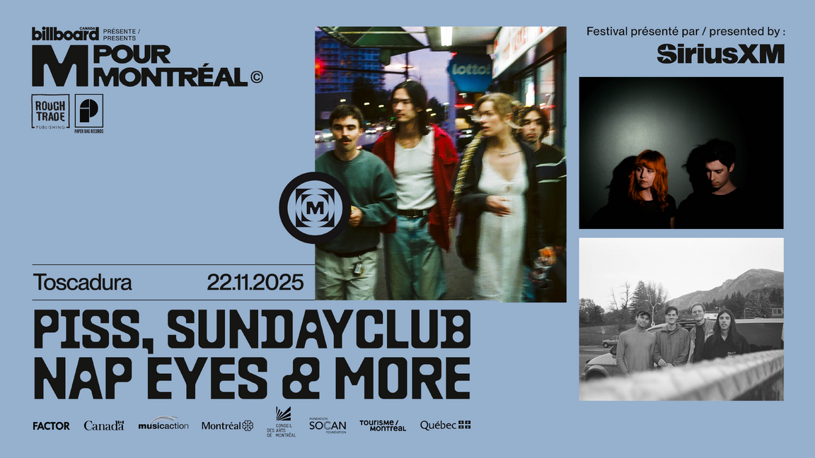 Nap Eyes, PISS, sundayclub & plus