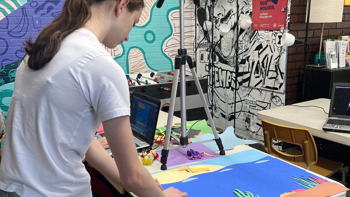 Ateliers d’animation stop motion avec Erik Goulet