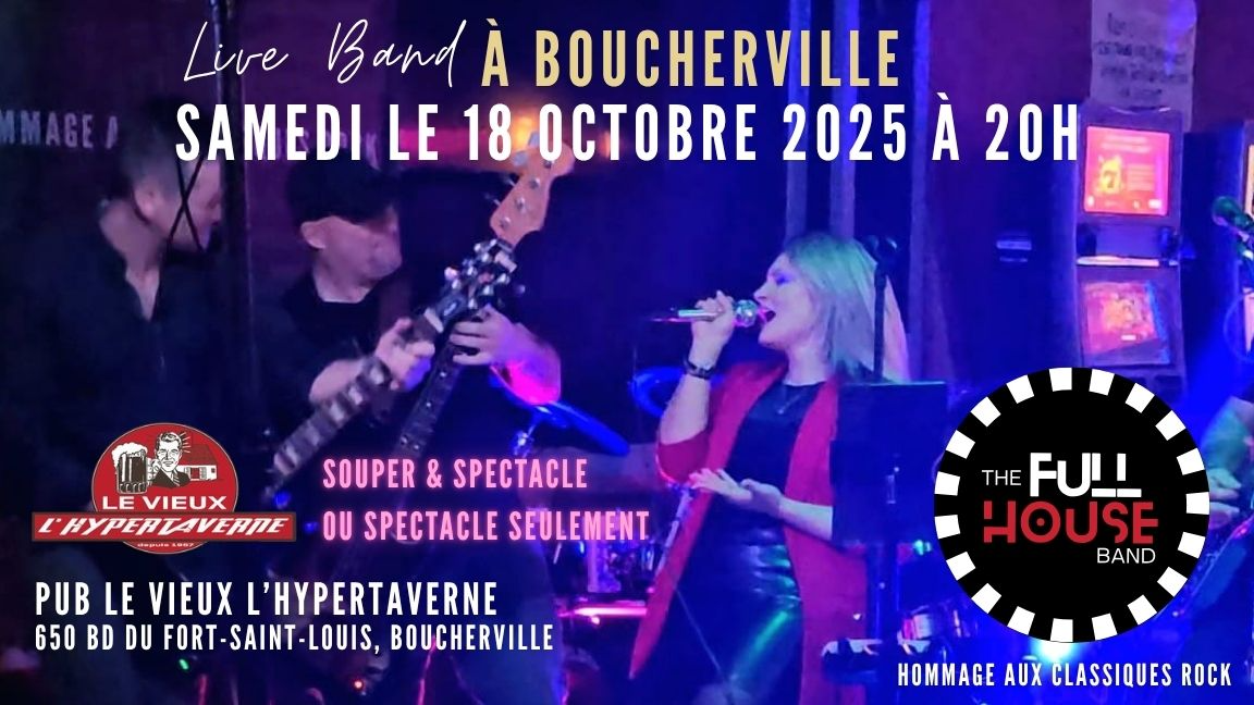 Soirée Rock avec The Full House Band