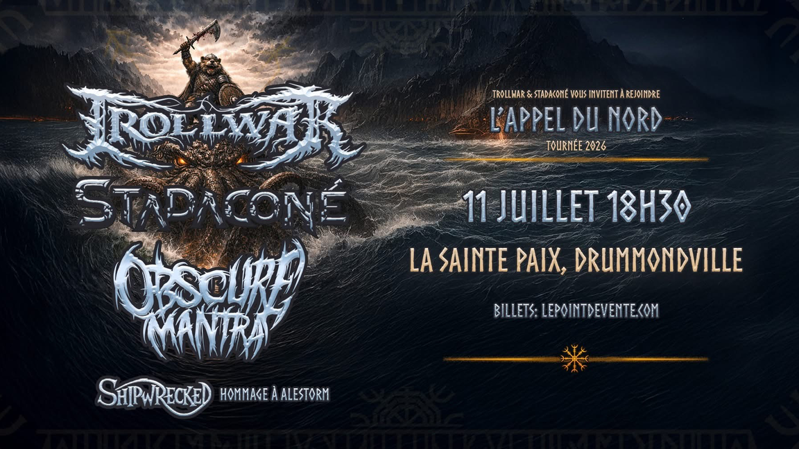 Stadaconé , Trollwar , Obscure Mantra, & Shipwreck (Hommage à Alestorm)