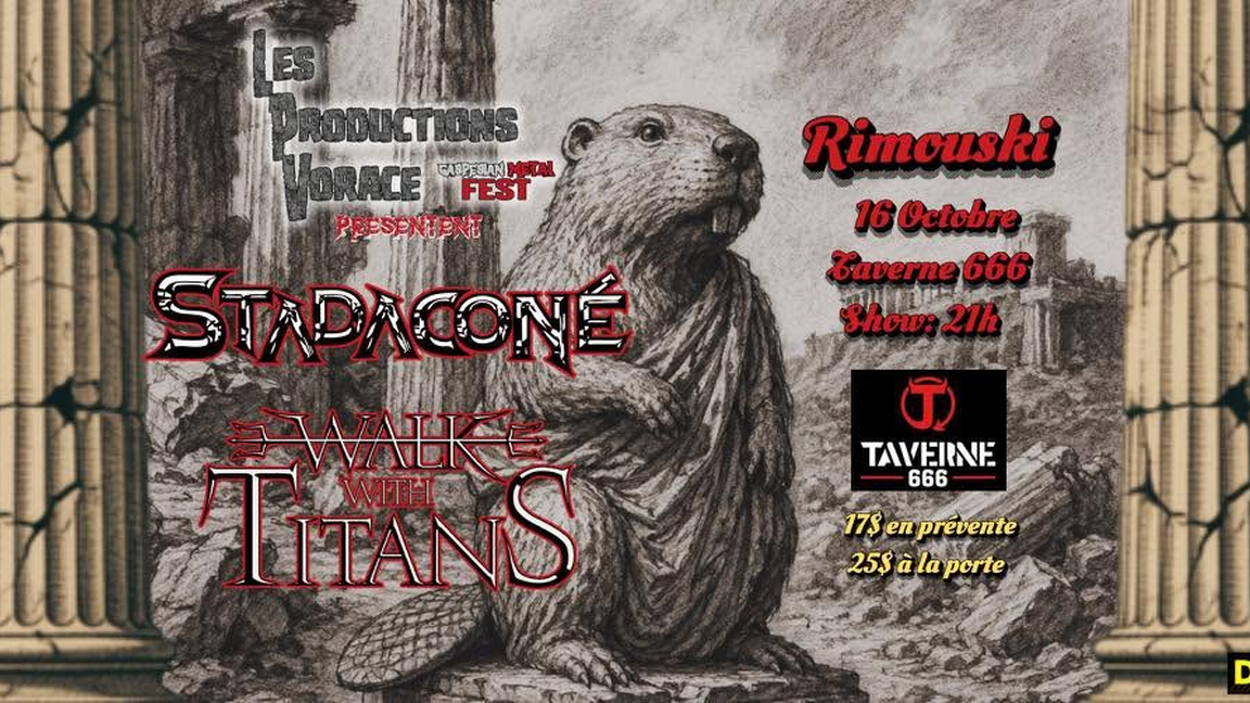 Stadaconé et Walk With Titans || Rimouski || Taverne 666
