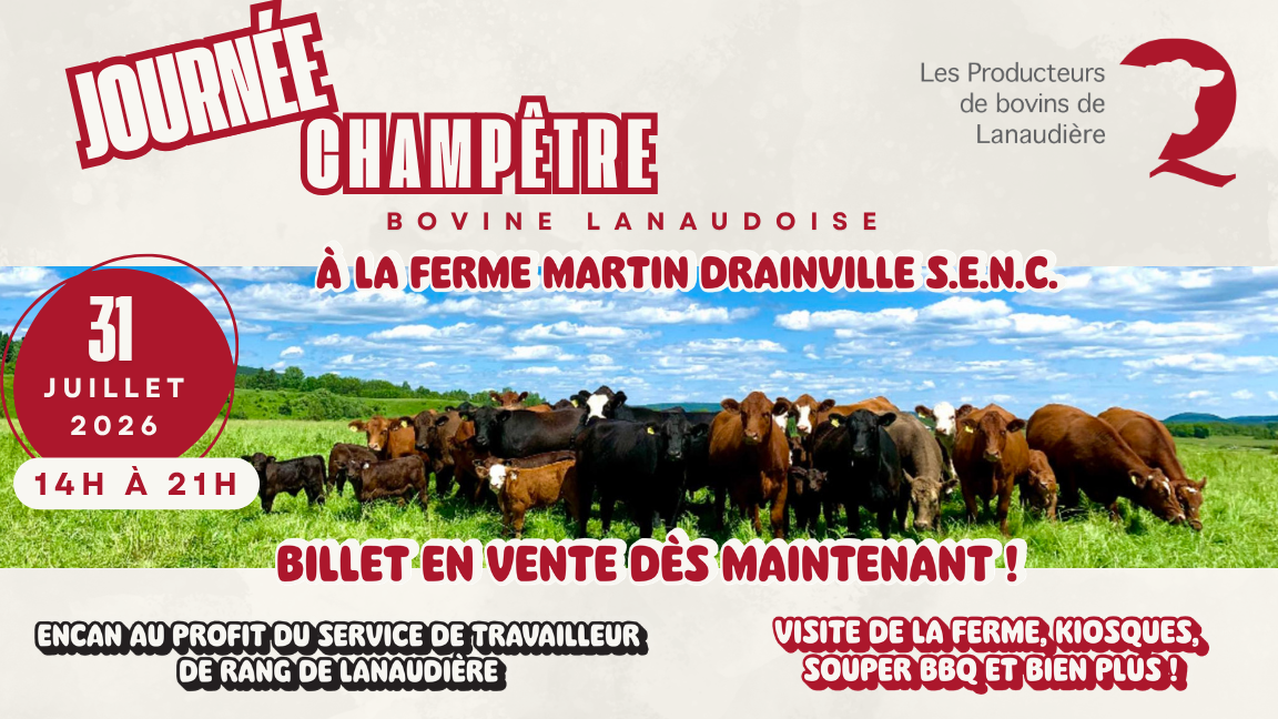 Journée champêtre bovine Lanaudoise 2026