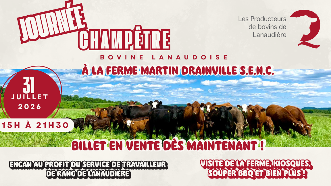 Journée champêtre bovine Lanaudoise 2026