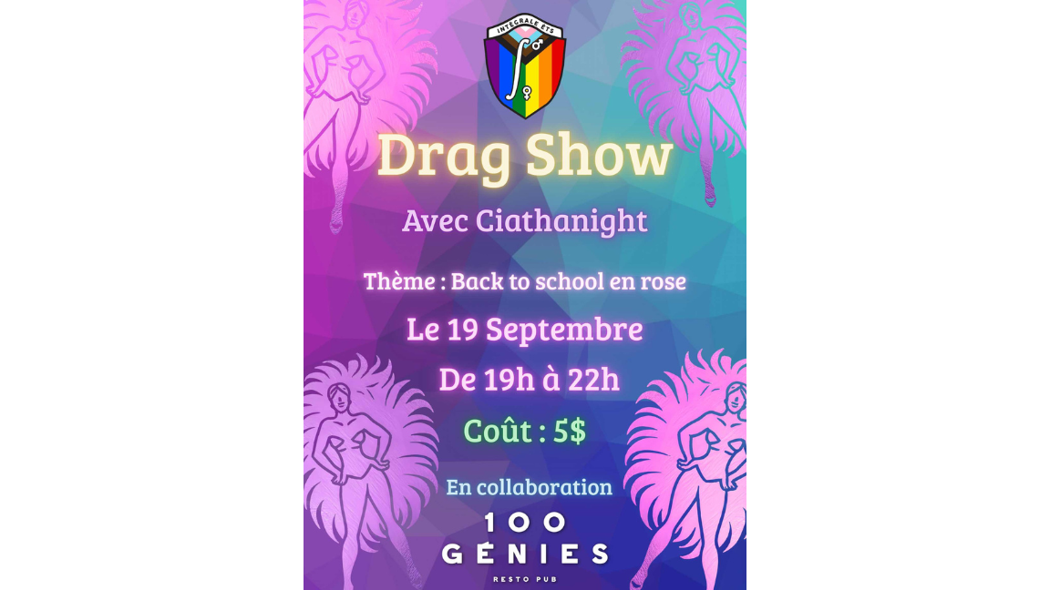 DragShow back to school en rose!!! - Animé par Ciathanight
