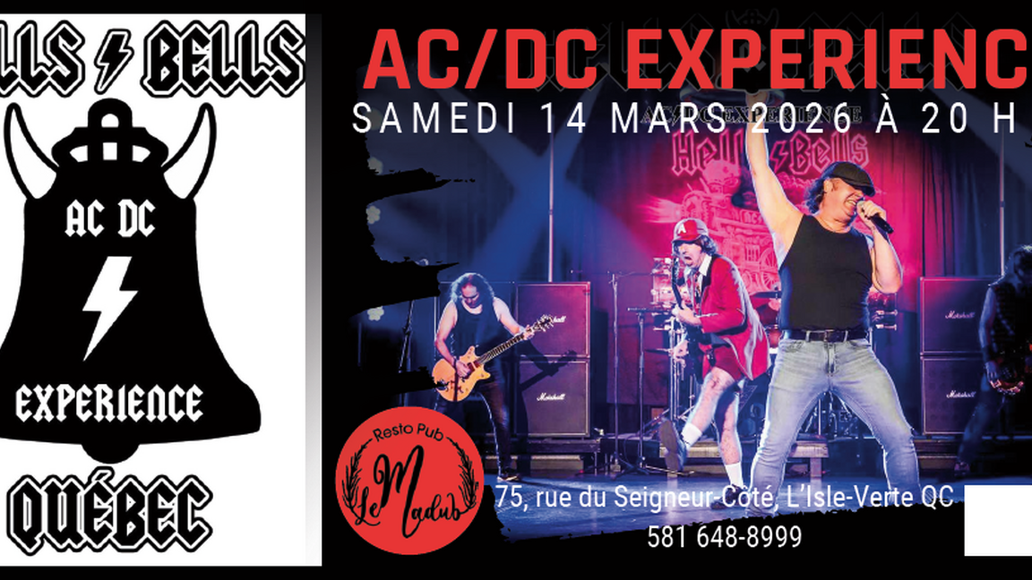 AC/DC Experience avec Hells Bells Québec
