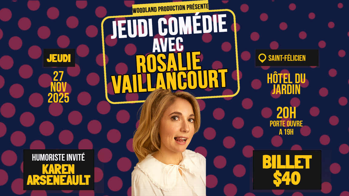 Jeudi Comédie Avec Rosalie