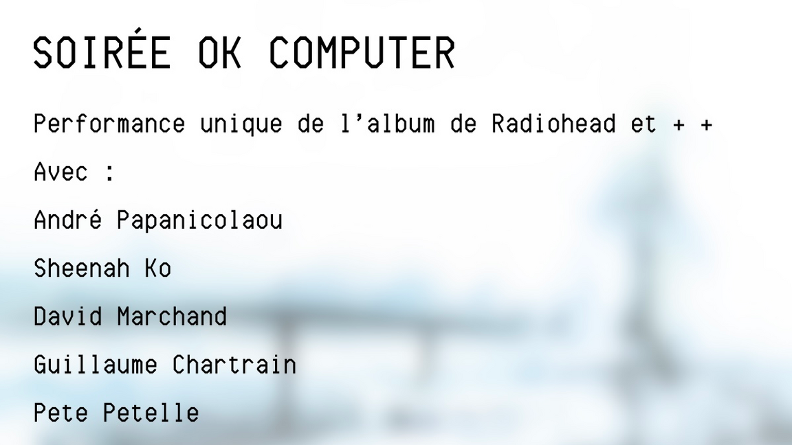 Soirée Ok Computer